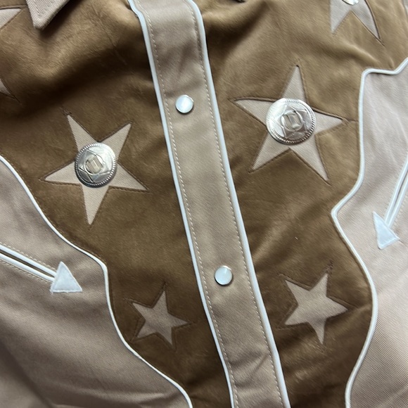 SzS Espuela De Oro Long Sleeve Button Down Western Ranch Rodeo Shirt NWOT - Picture 8 of 8